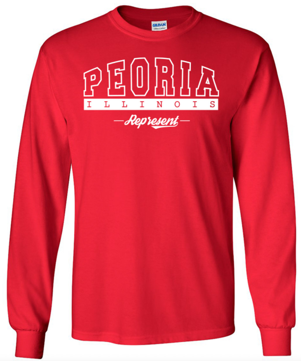 Peoria Illinois T-Shirt Long Sleeve Graphic tee gallery