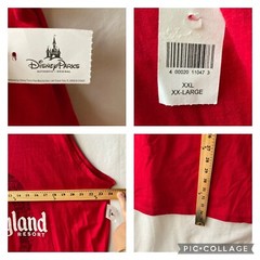 Disneyland Disney Parks Mickey Mouse Tank Top Size 2XL Mens Womens Muscle Red