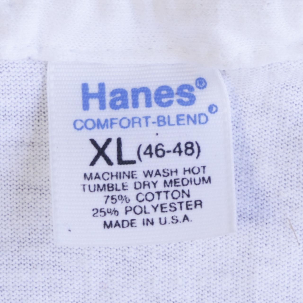 Vtg 80s Hanes Comfort Blend 2-Pack Blank T Shirt Made USA XL Fits Modern L gallery
