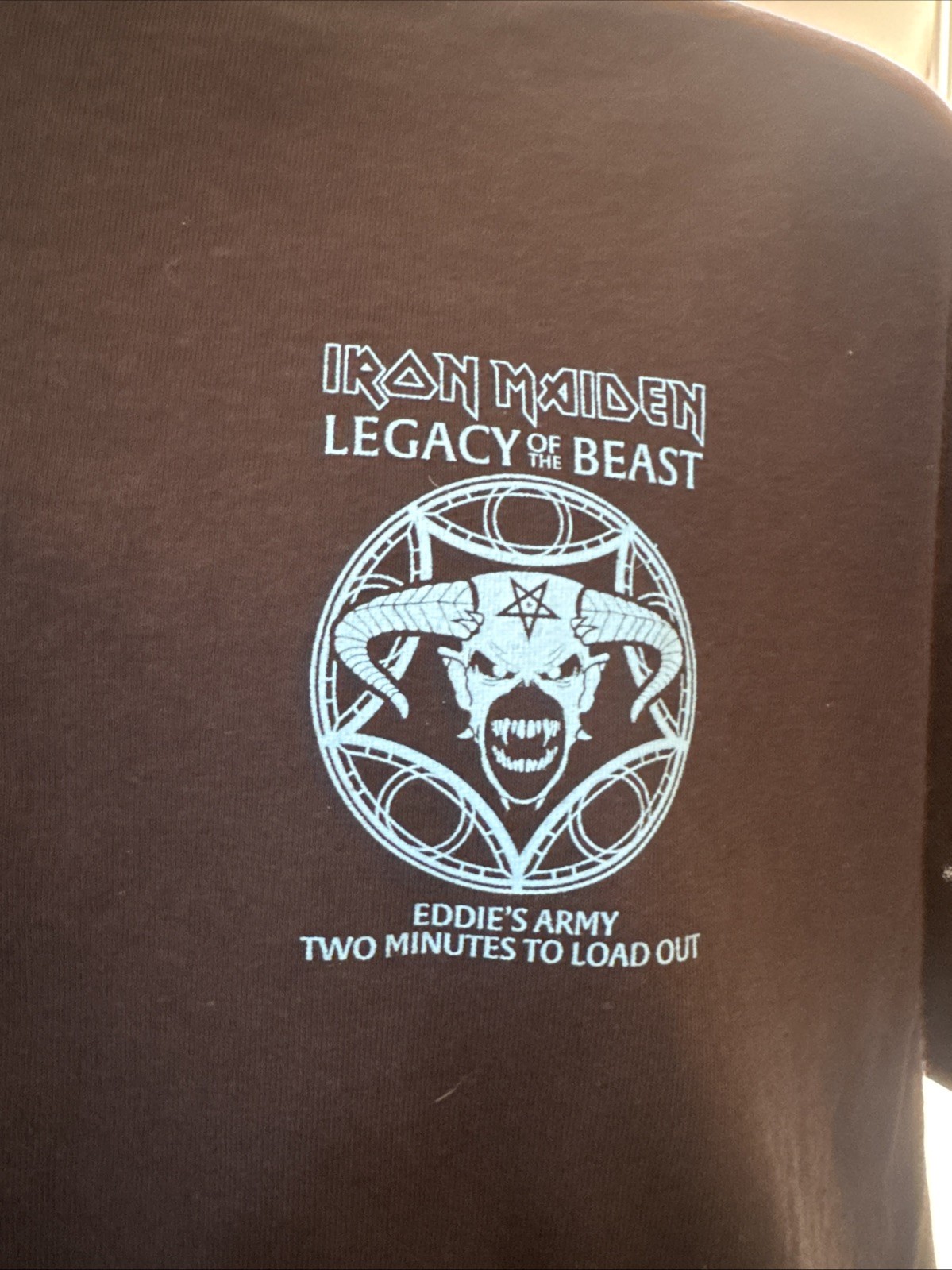 Rare Iron Maiden Official CREW “Legacy Of The Beast” 2022 Tour T-Shirt XL New gallery