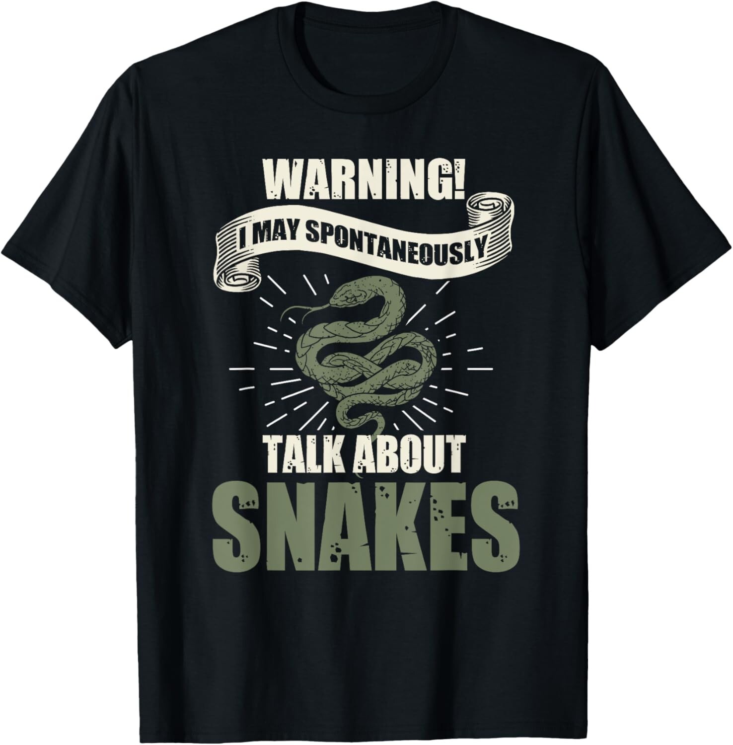 Snake Shirt Funny Snake Lover Herpetology Herpetologist Gift Unisex T-Shirt gallery