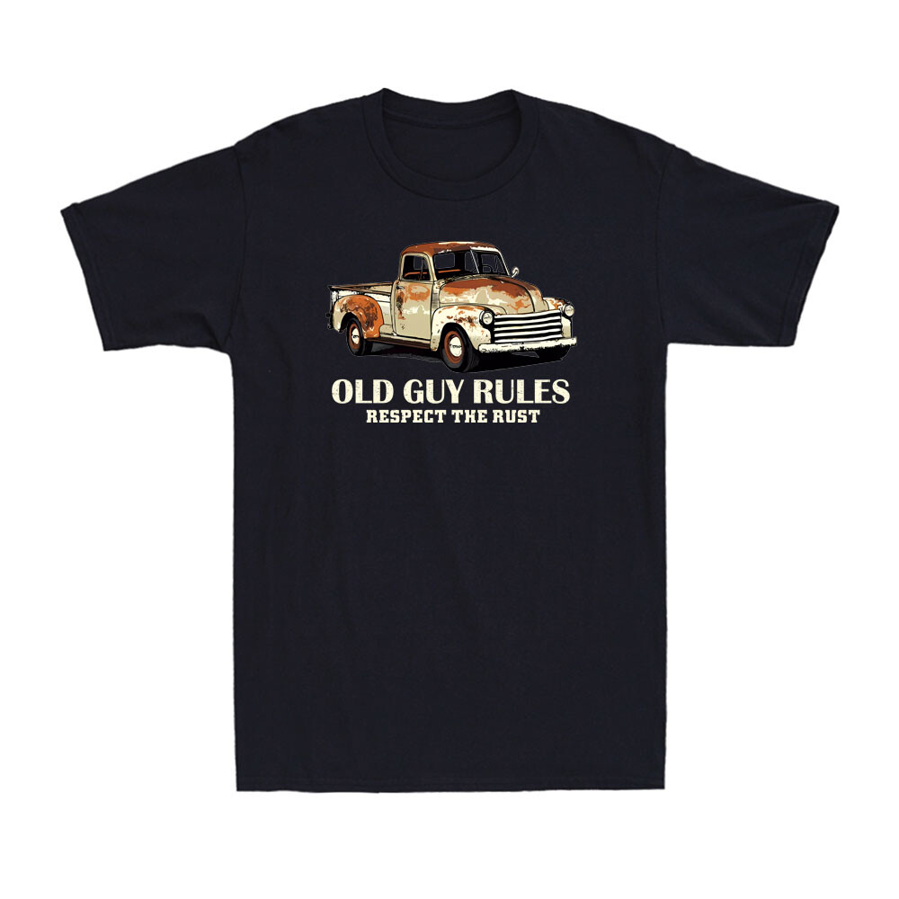 Old Guy Rules Respect The Rust Classic Funny Quote Vintage Men's T-Shirt gallery