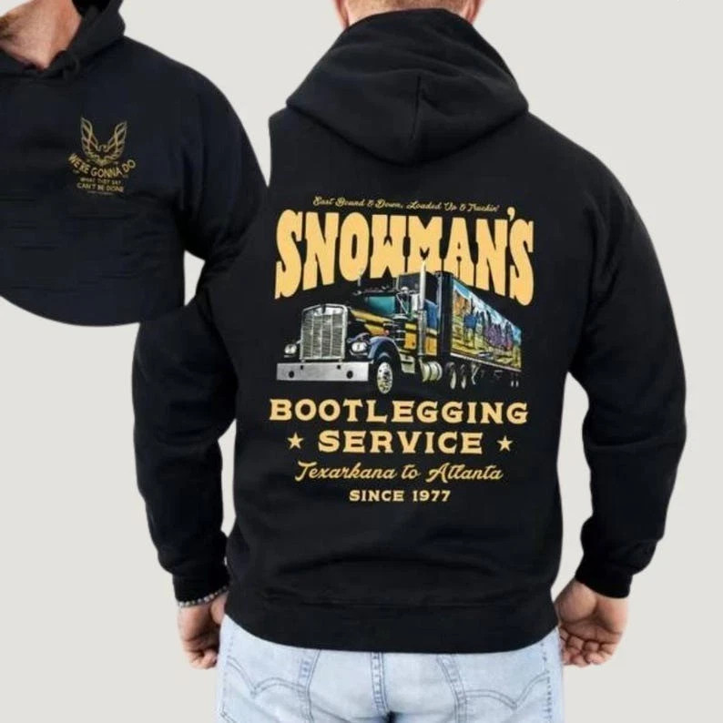 Snowman’s Bootlegging Service Hoodie, Smokey and the Bandit Truck Tee gallery