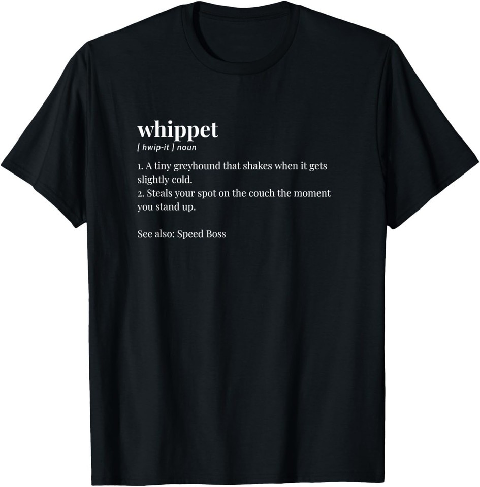 Dictionary Funny Dog Breeds Whippet Owner T-Shirt gallery