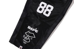 A BATHING APE Men’s SOLID CAMO MULTI LOGO RELAXED FIT FOOTBALL JERSEY TEE rz
