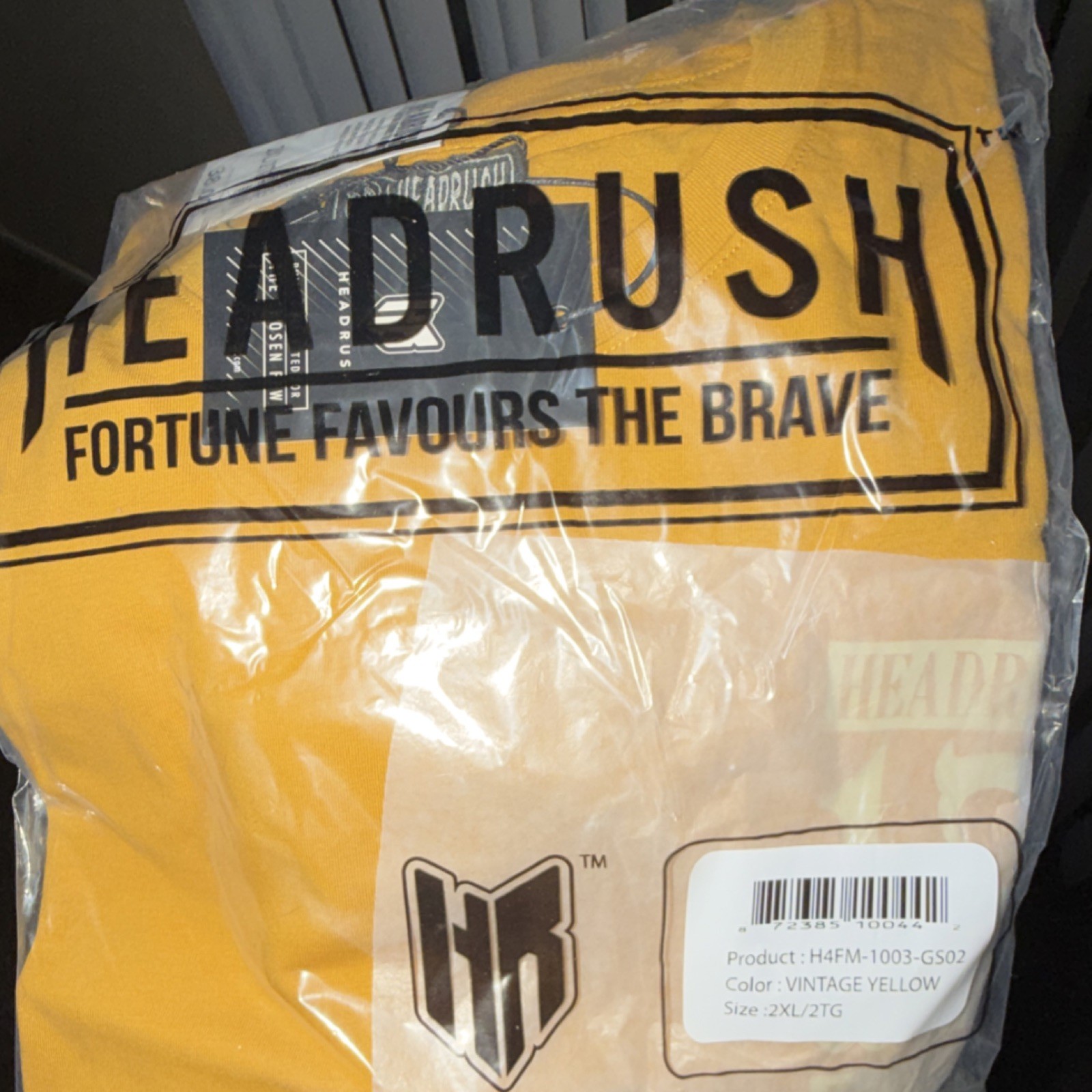 NEW SEALED Headrush "Great Specter" T-Shirt - Vintage Yellow - 2XL/2TG - RARE gallery