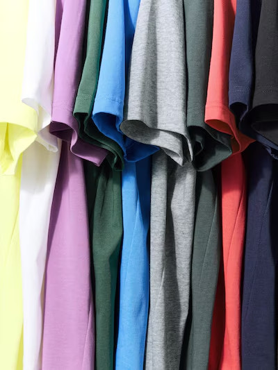 [2PCS SAME COLOR] UNIQLO Dry collar crew neck T-shirt XS-4XL 16Colors Unisex NWT gallery