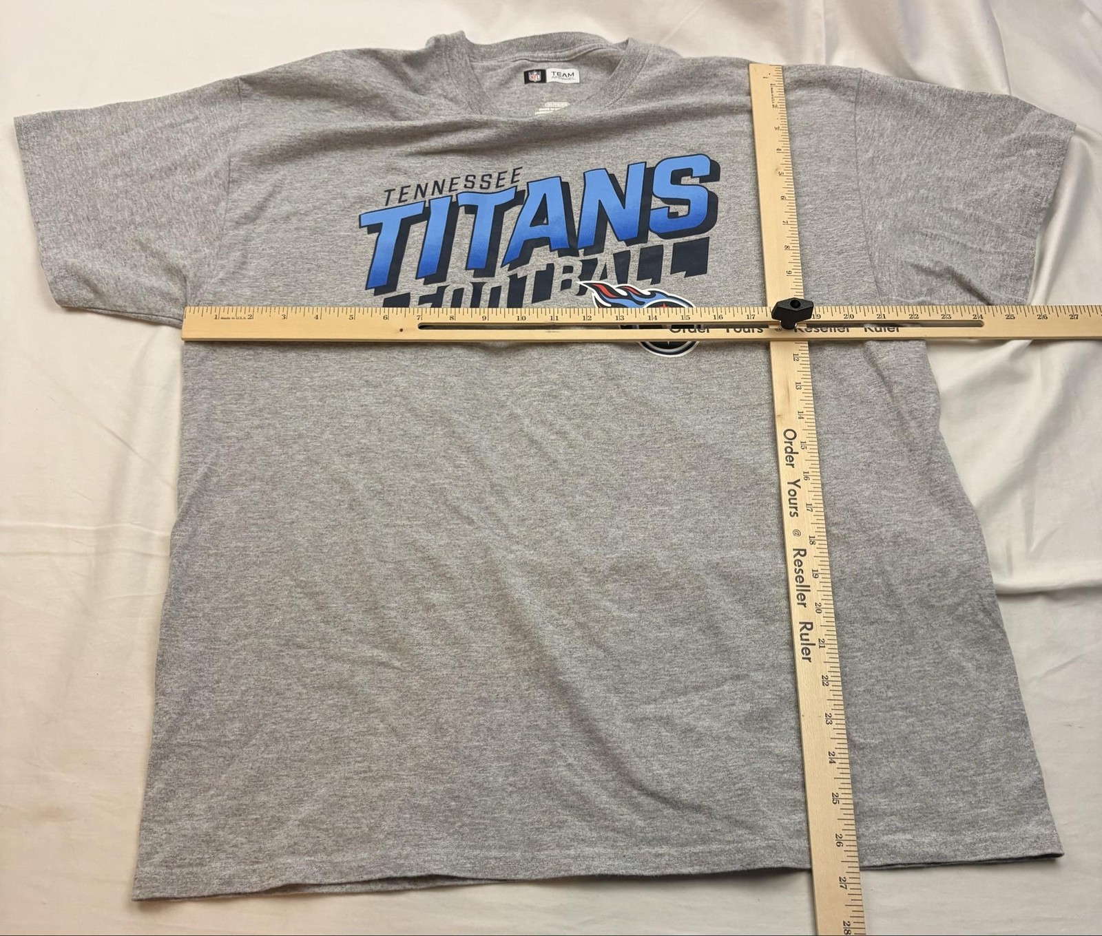 Tennessee Titans Football Shirt Mens XL Gray Tee T-Shirt NFL Team Apparel gallery
