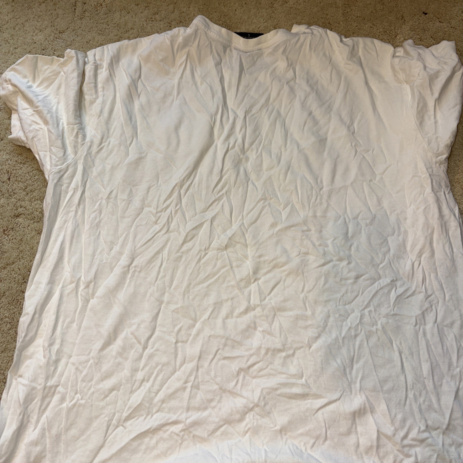 VTG Polo Sport Ralph Lauren Men’s White T-Shirt Spellout Logo 90’s Sz Large gallery