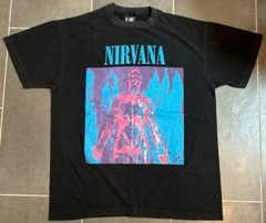 Nirvana sliver Black xl t shirt men in utero Kurt Cobain 90s vintage Logo Japan