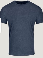 Fresh Clean Threads Short Sleeve Crew Neck 2XL-Navy