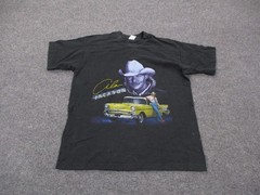 Vintage Alan Jackson T Shirt Men L Graphic Car Double Sided Country Music Tour