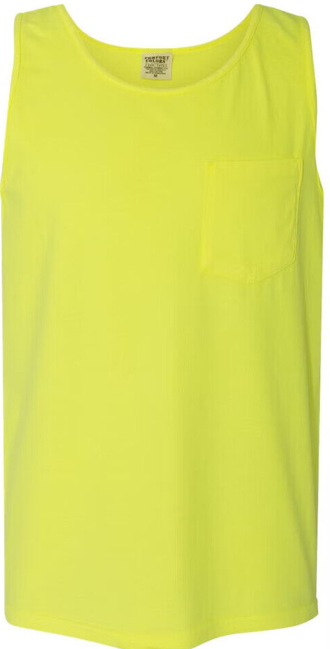 Comfort Colors - Garment-Dyed Heavyweight Pocket Tank Top - 9330 gallery