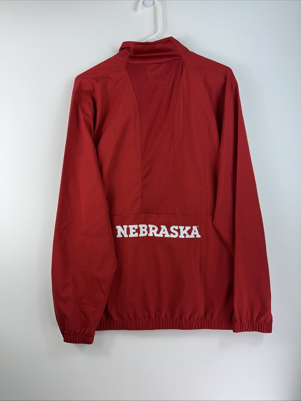 NWT Adidas AeroReady Red Nebraska CornHuskers Men’s Medium 1/4 Zip Jacket gallery