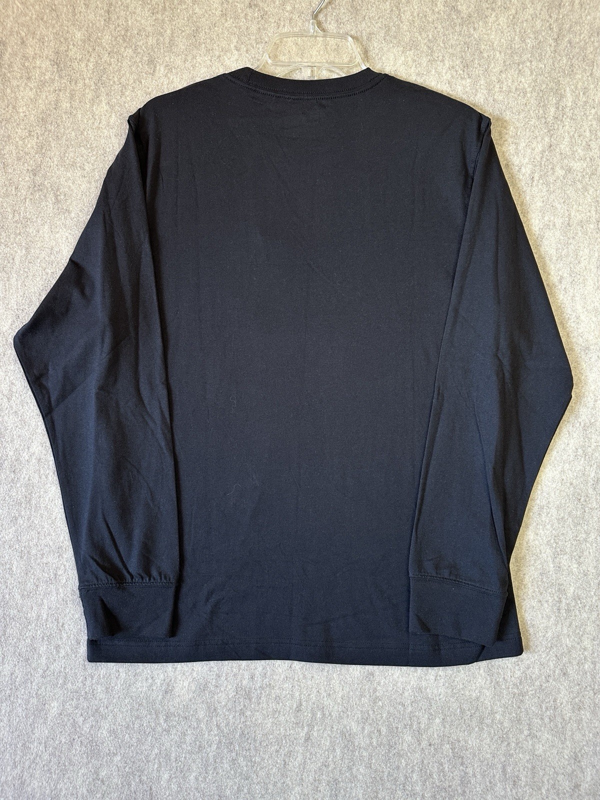 EDDIE BAUER Men's Black Medium Soft Lightweight Long Sleeve Crewneck T-Shirt gallery