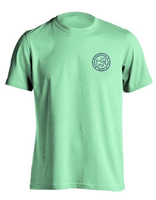 Puppie Love Pool Day T-Shirt, Mint Green, Summer Beach Print Design, XX-Large gallery