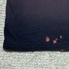 Volcom Tag Spark Red Fade To Black Modern Fit Shirt Boys Large
