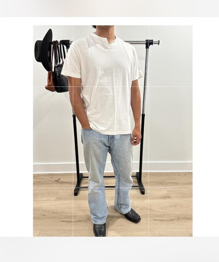 Colors Organic Collection Men’s White Solid Cotton Jersey Henley Tee Size L gallery