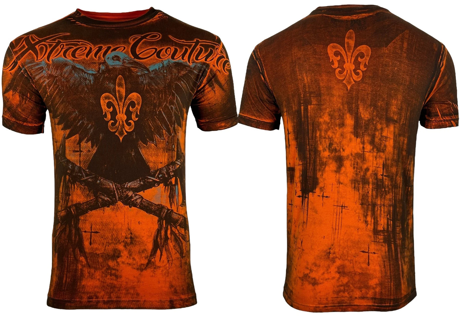 Xtreme Couture By Affliction Men's T-shirt Darkside Biker Red Tattoo S-5XL gallery