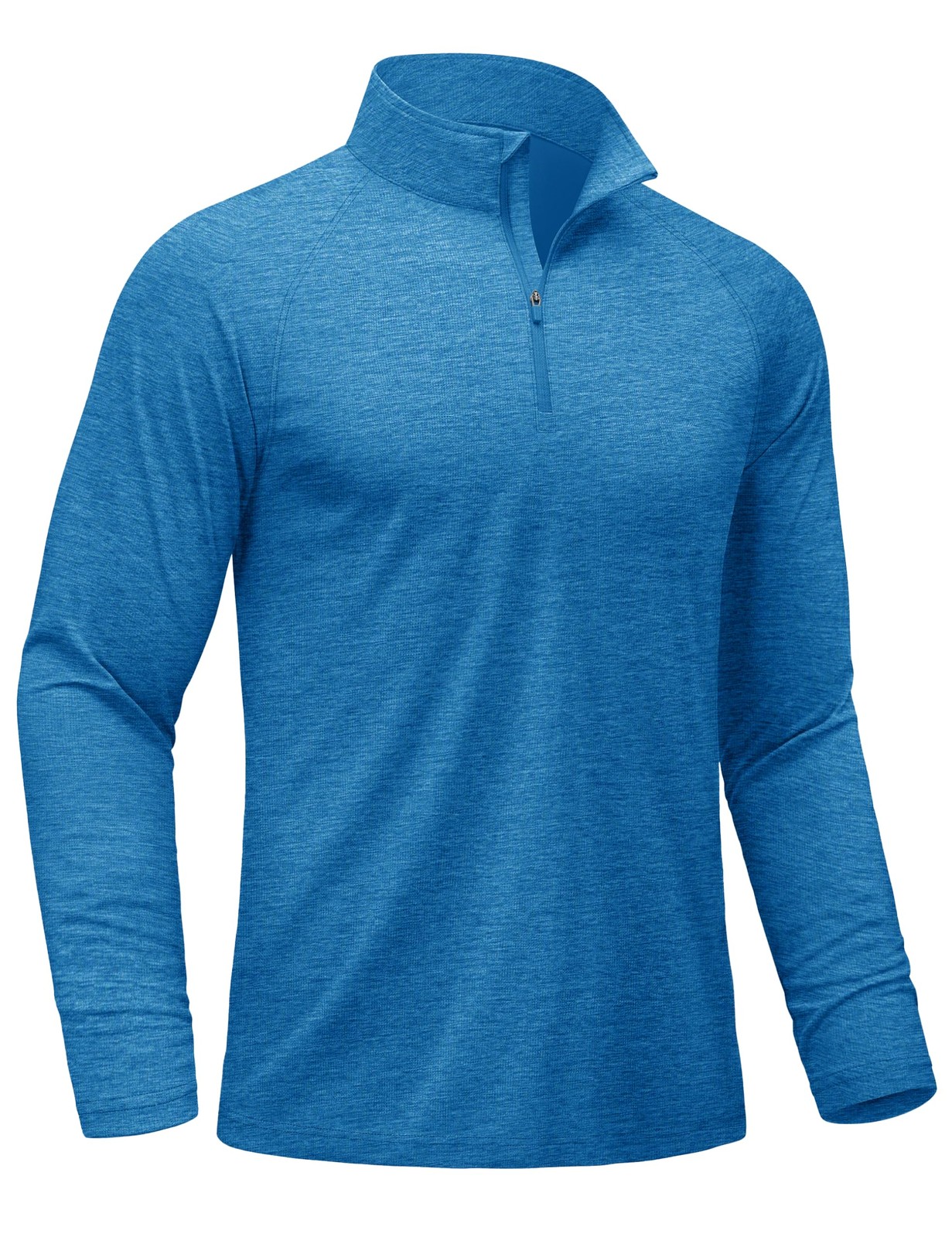 Quarter Zip Pullover Men Long Sleeve Running Shirt Lightweight Athletic Quick... gallery