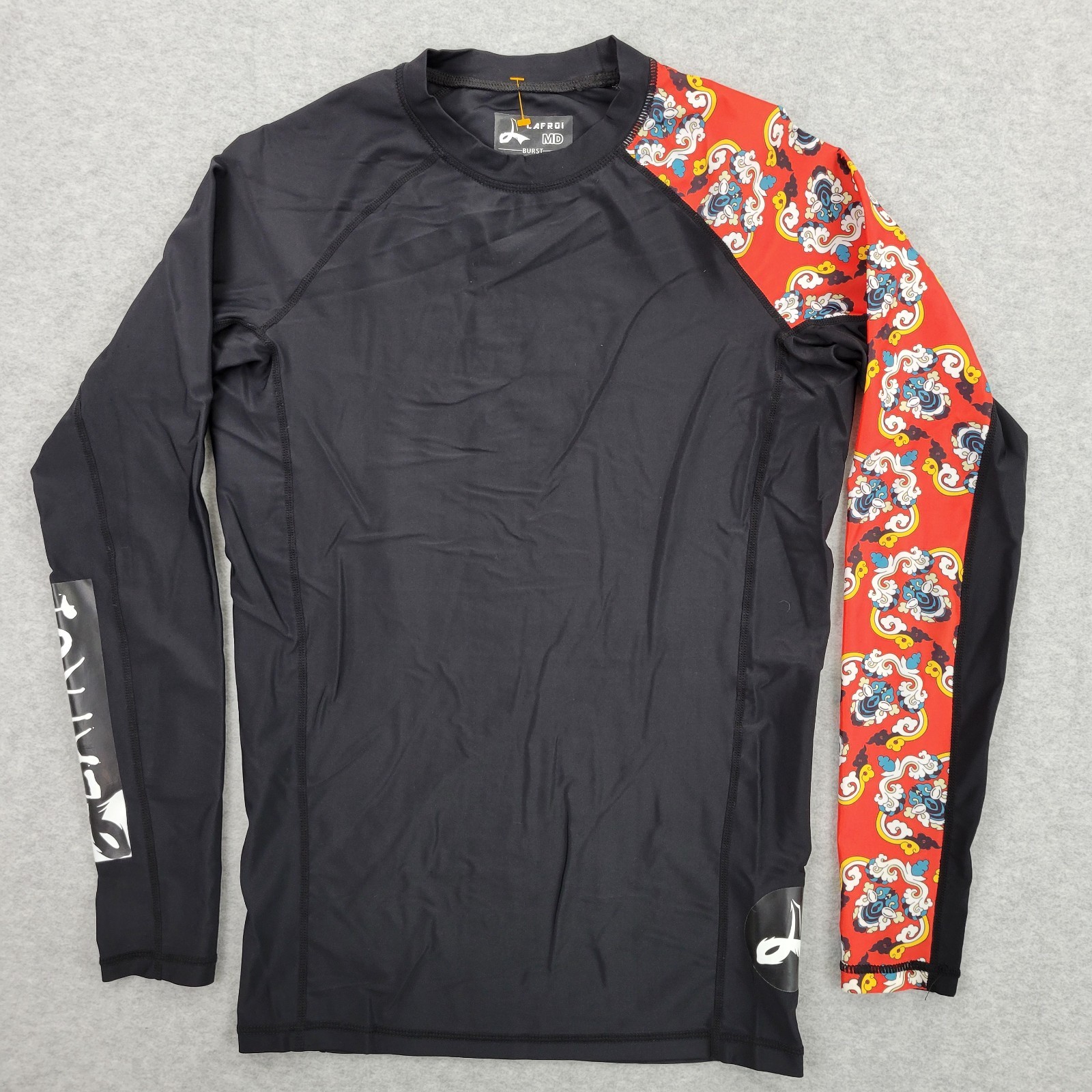 LAFROI Burst Shirt Mens Medium Black Polyamide Tibetan Cloud Long Sleeve gallery
