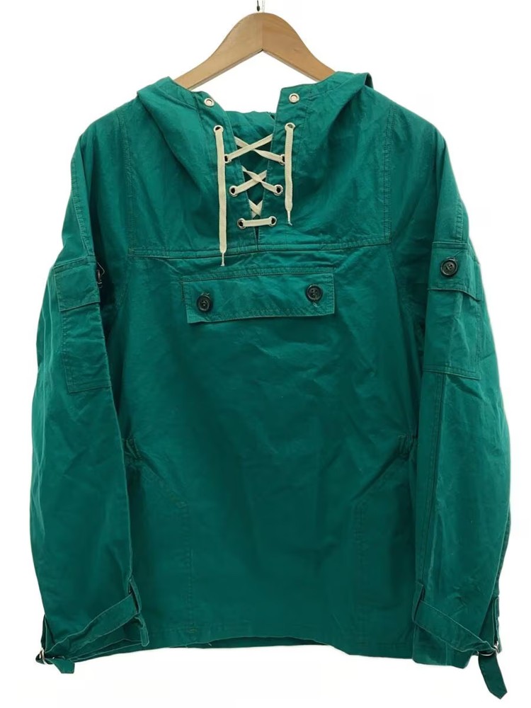 Other Brands Anorak Parka FREE Size Cotton GRN Plain