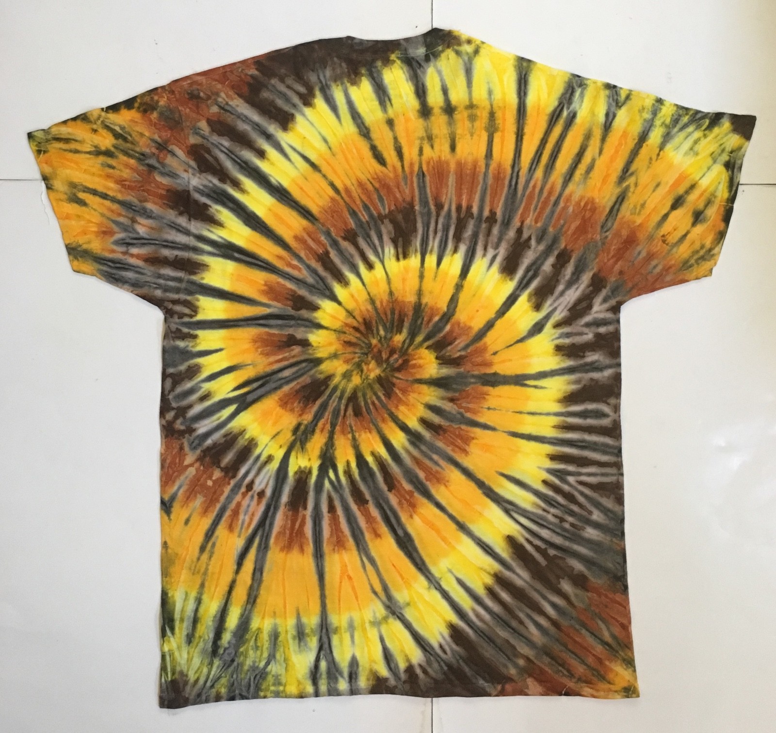 *New* 2XL - Sm Handmade Tie Dye, Caramel Swirl, Crew or V-Neck gallery
