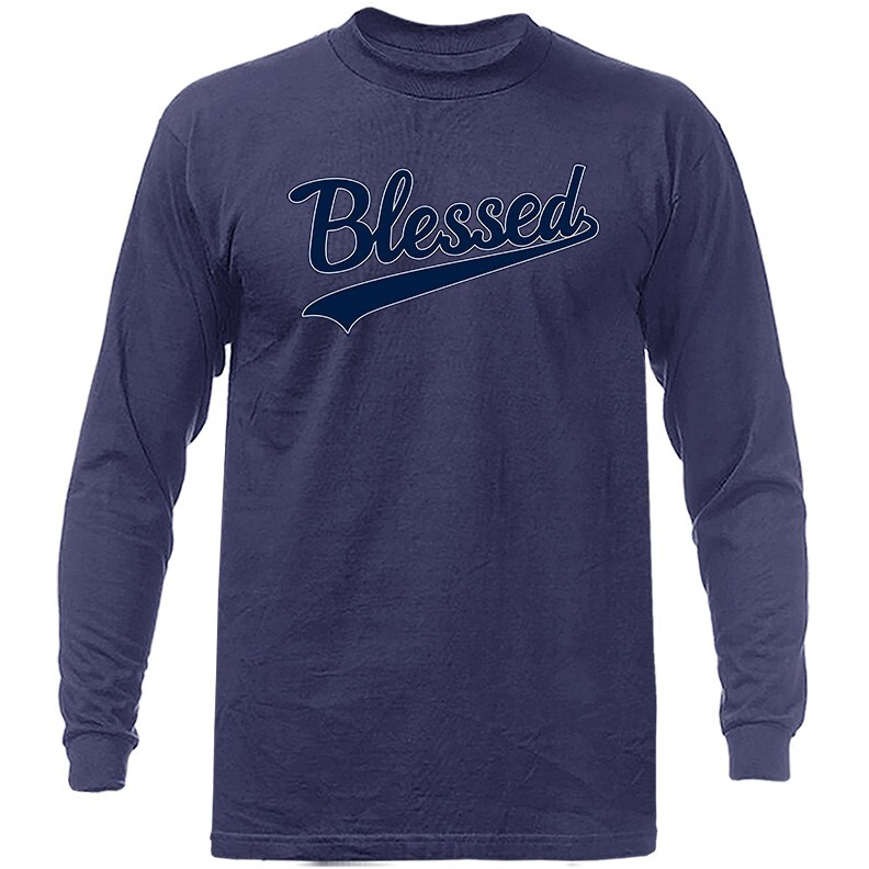 Blessed Christian Religious God Bible Church Jesus Christ Long Sleeve gallery