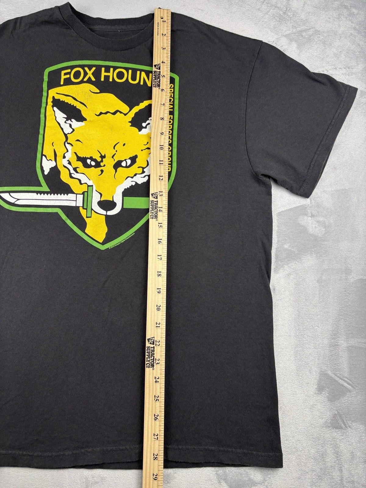 Vintage Metal Gear Solid FOXHOUND Promo T-Shirt Large Konami Gaming Tee gallery