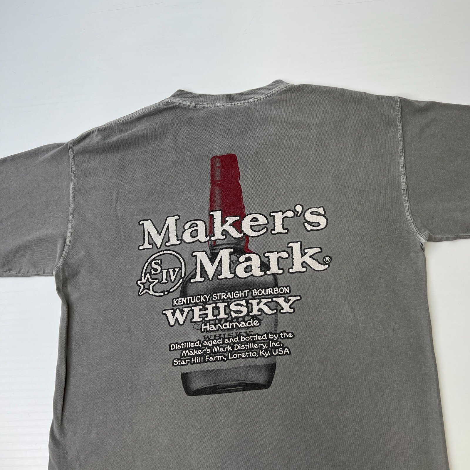 Maker's Mark Shirt Men Medium Loretto KY S IV Drink Whisky Work Party Core Go gallery