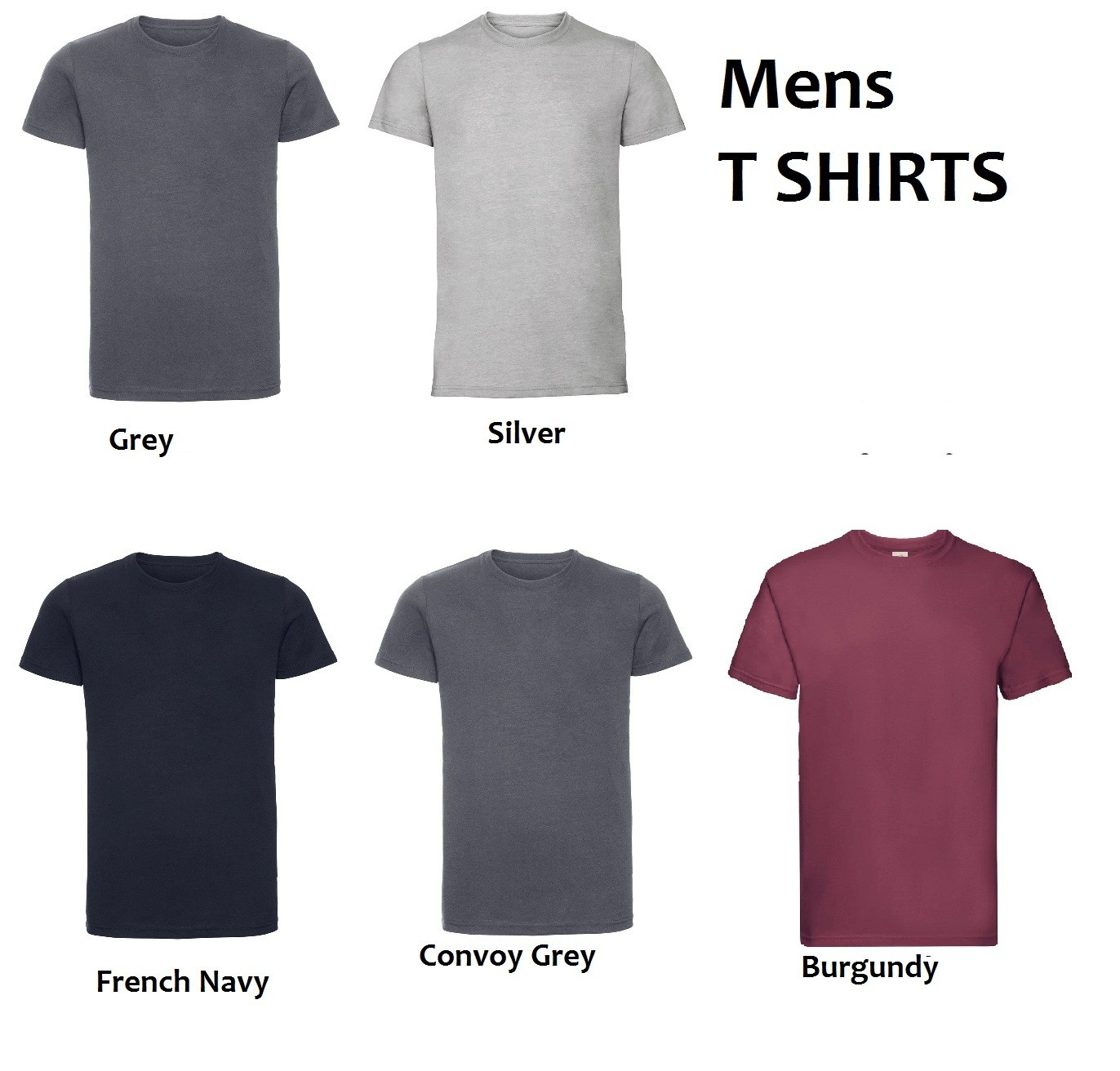 Mens RUSSELL 165M premium FOTL, T shirt top Brand new gallery