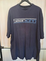 Men’s Sean John Embroidered Blue Y2K Shirt Size 2XL Tall