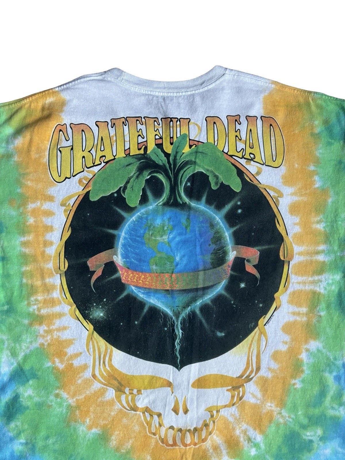 Vintage Grateful Dead Keep It Green Tie Dye Graphic T-Shirt Size XXL gallery