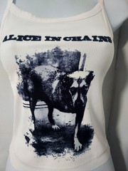 Alice in Chains Tripod tank top 3 Legged Dog Hand Cropped ribbed shirt Aic