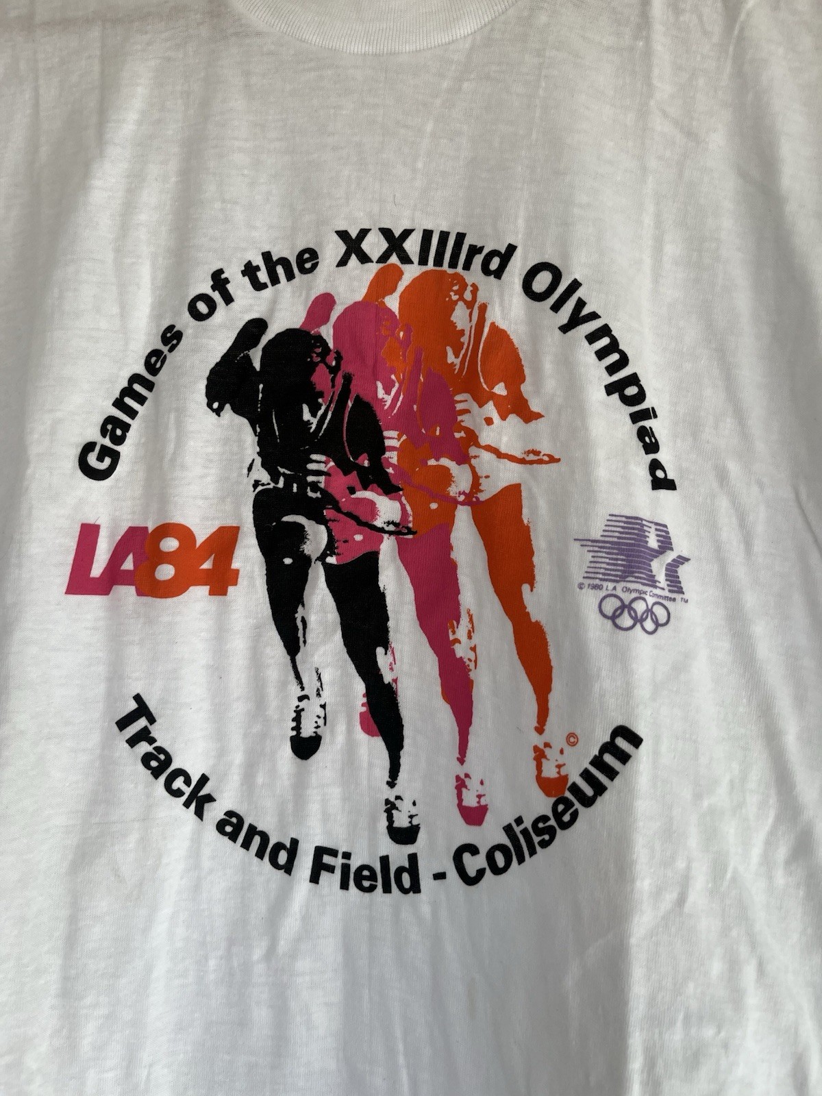 1984 Olympiad Track & Field T Shirt vtg Los Angeles Olympics Sz XL Summer Games gallery