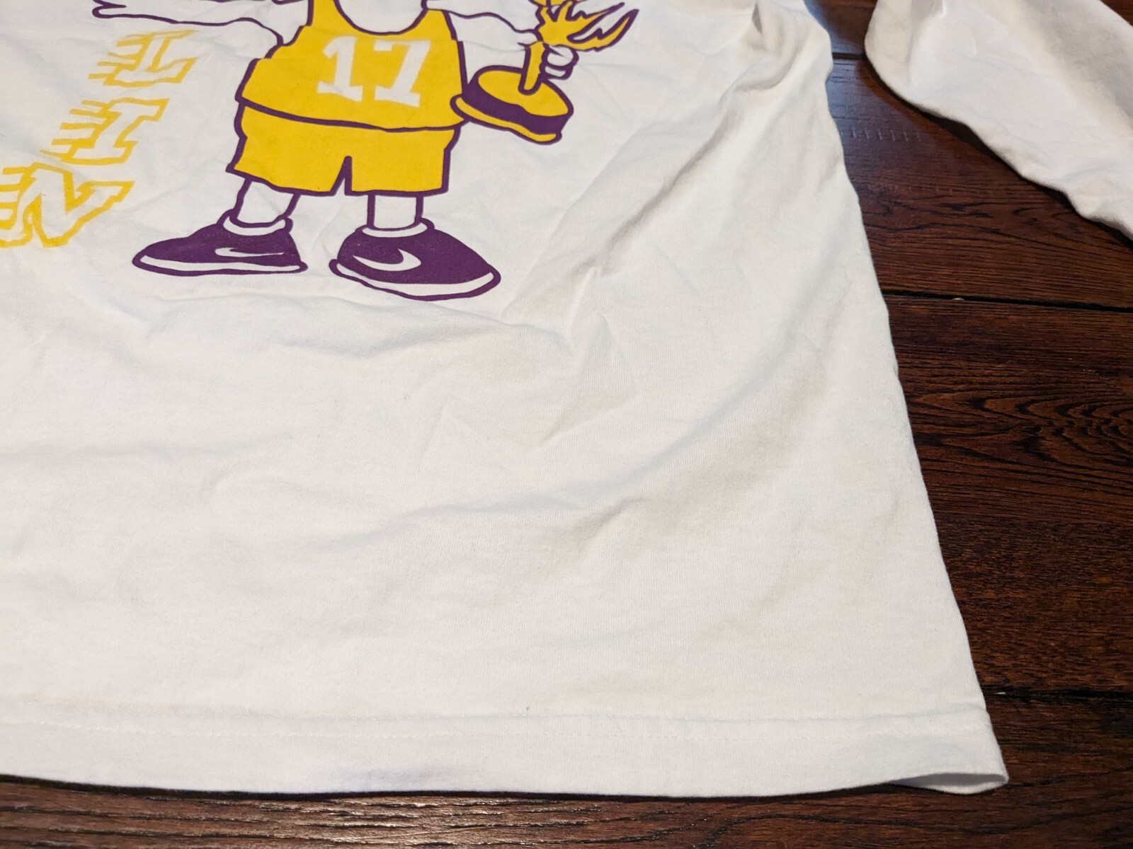 Cookies Hoops Men's Bart Simpson LA Los Angeles Lakers Long Sleeve Shirt Size XL gallery