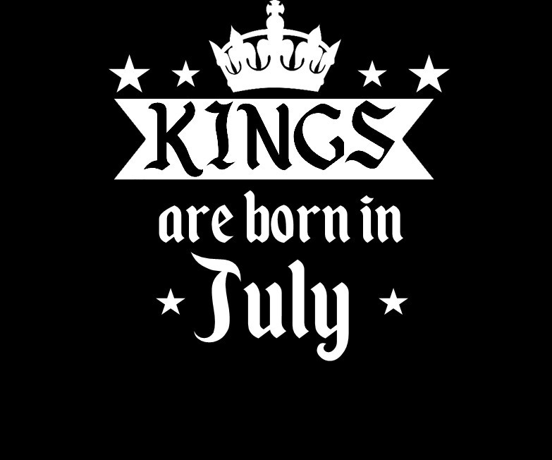 V-neck Kings Are Born In July Shirt Birthday Gift For Men Fathers Day Christmas gallery