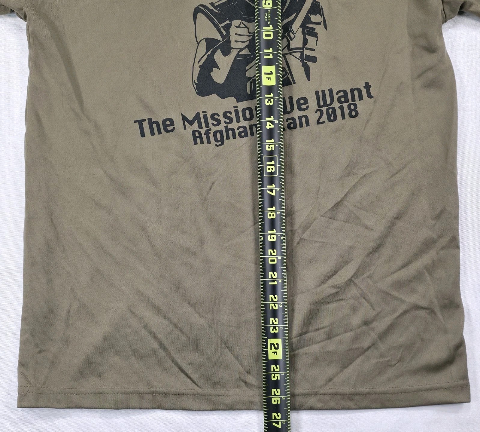 Rothco Roughnecks Afghanistan 2018 B Co 3rd Bn T-Shirt US Military Large Brown gallery