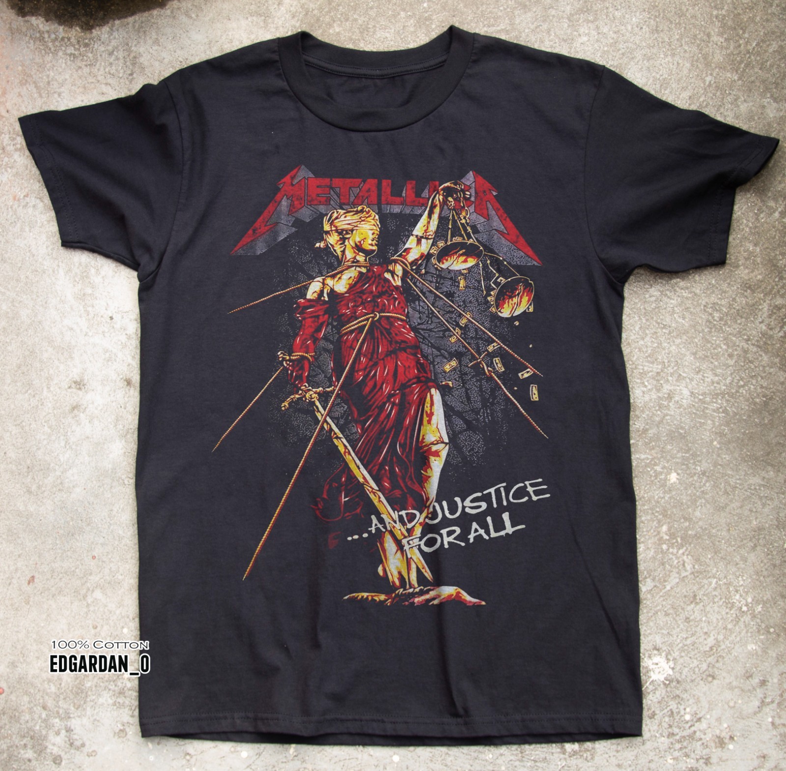 Metallica Band Graphic Heavy Metal Black Unisex T-shirt Size S-5XL gallery