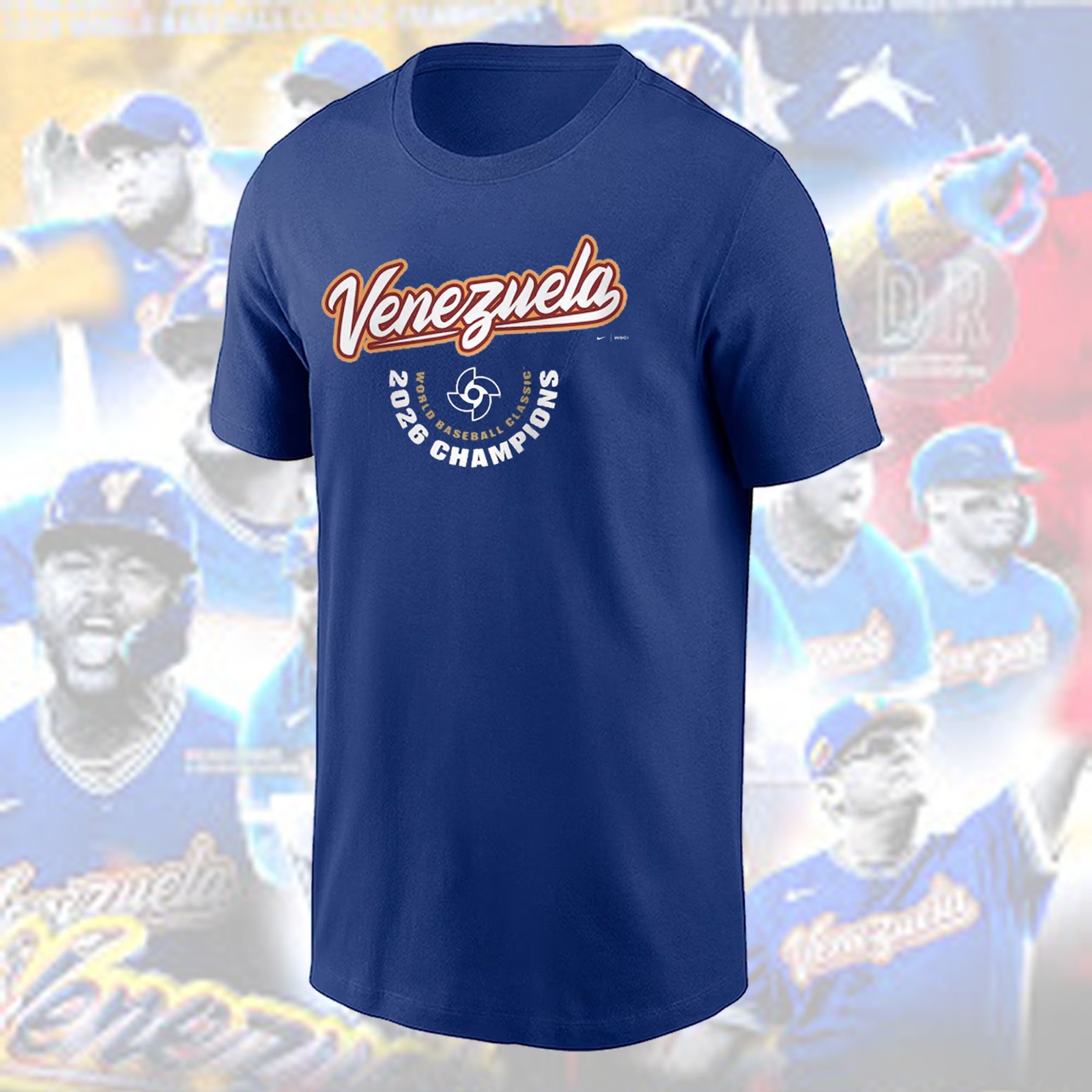 FREESHIP! Venezuela 2026 World Baseball Classic Champions Arched Logo Fan Gifts