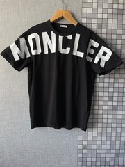 Moncler T shirt Bold Logo Tee Black Size (L)