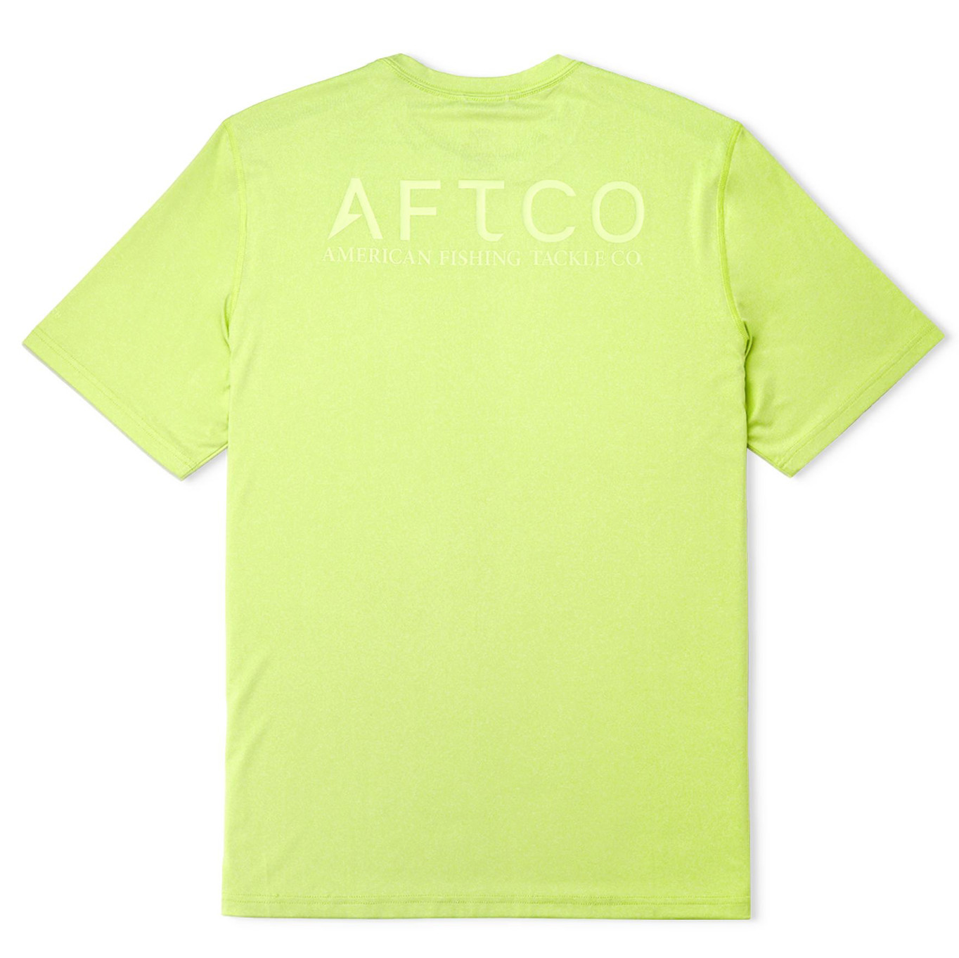 AFTCO Samurai 2 Short-Sleeve T-Shirt - Anemone Green Heather - Large NWT gallery