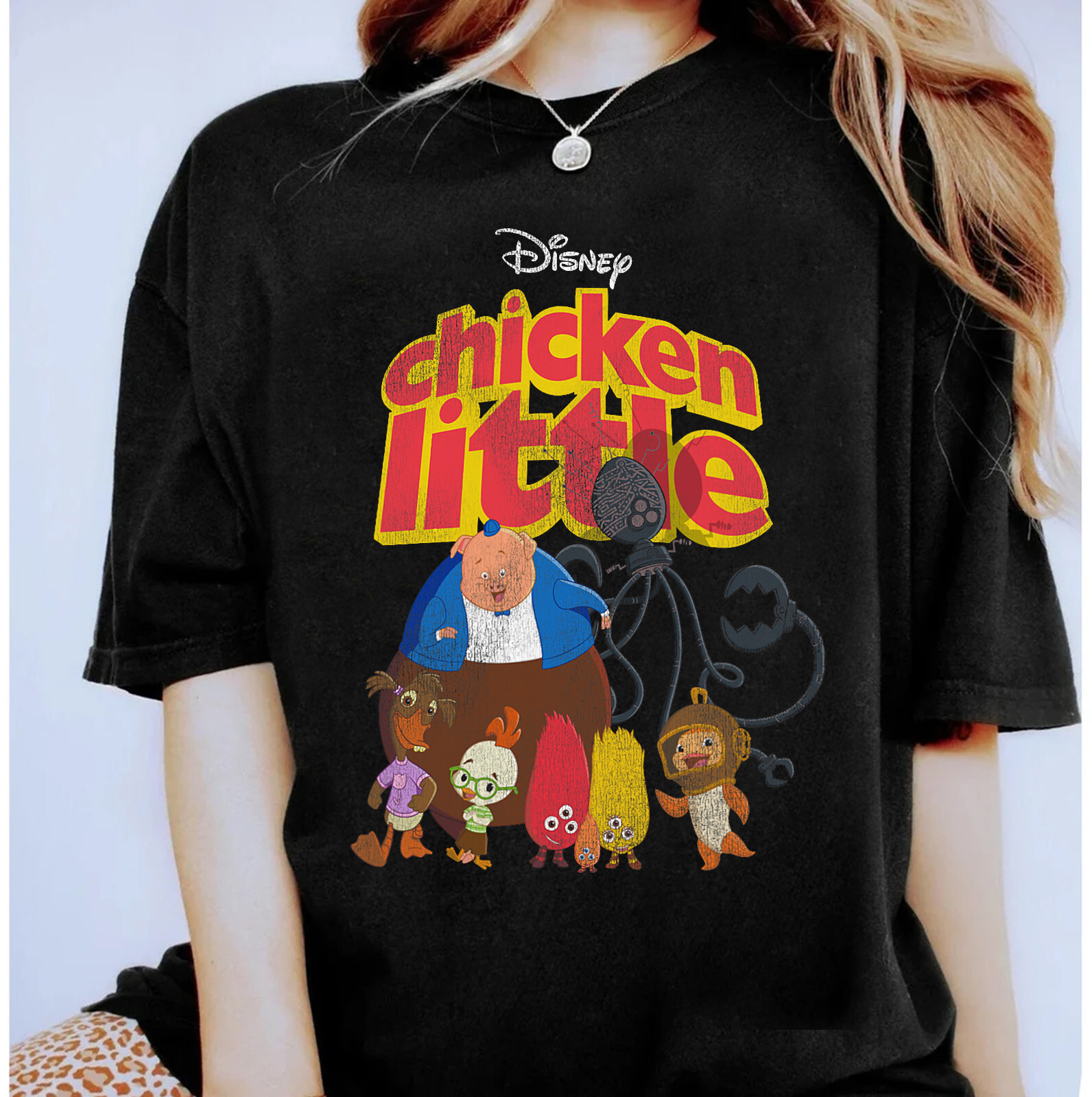 Disney Chicken Little Characters Retro Unisex Adult Kid Shirt 422108 gallery