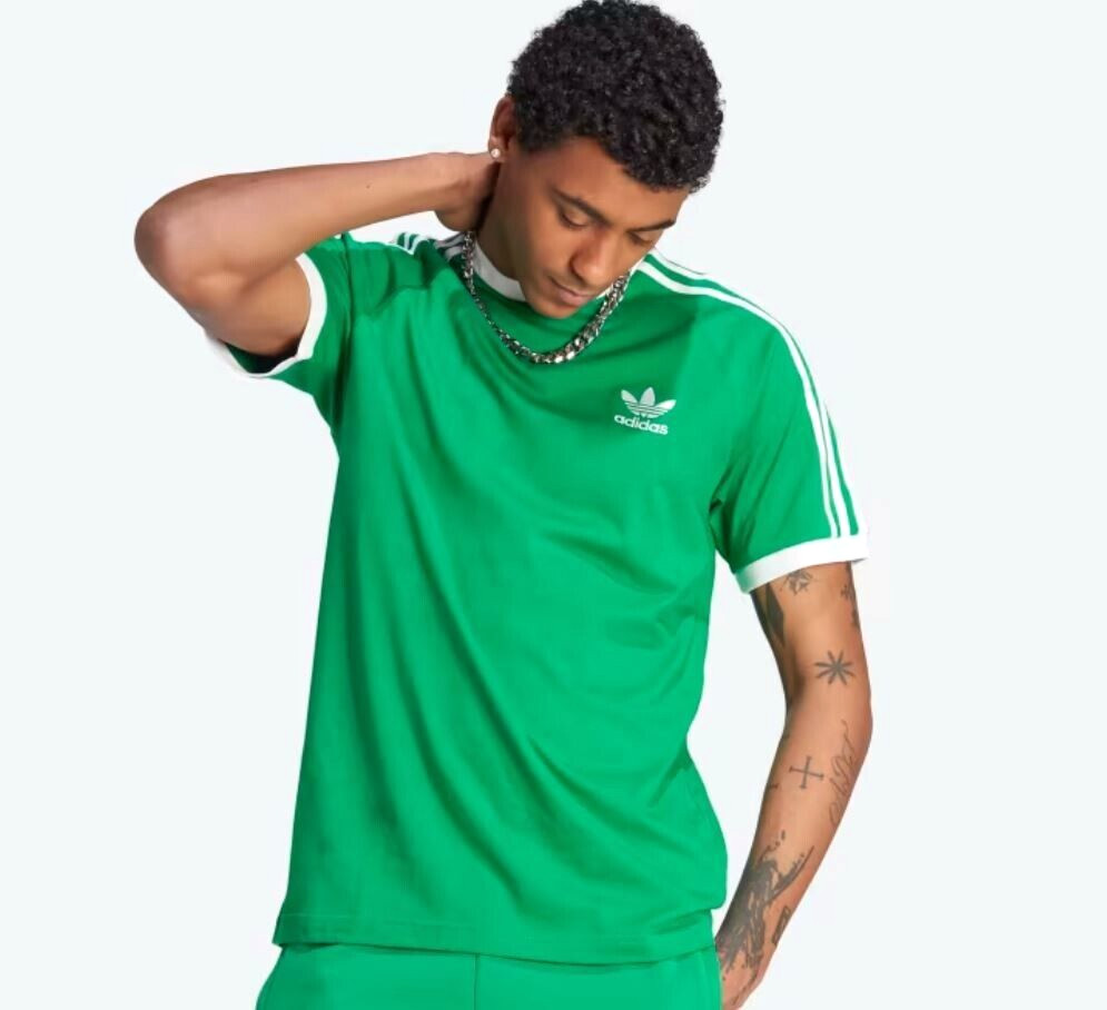 NEW MENS ADIDAS ORIGINALS CALIFORNIA TREFOIL TEE SHIRT ~SIZE MEDIUM IM0410 SALE!