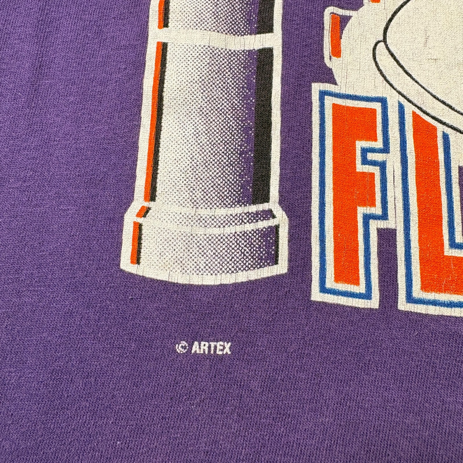 Vintage Artex Sportswear T-Shirt Mens XL Purple Mickey Mouse Florida University gallery