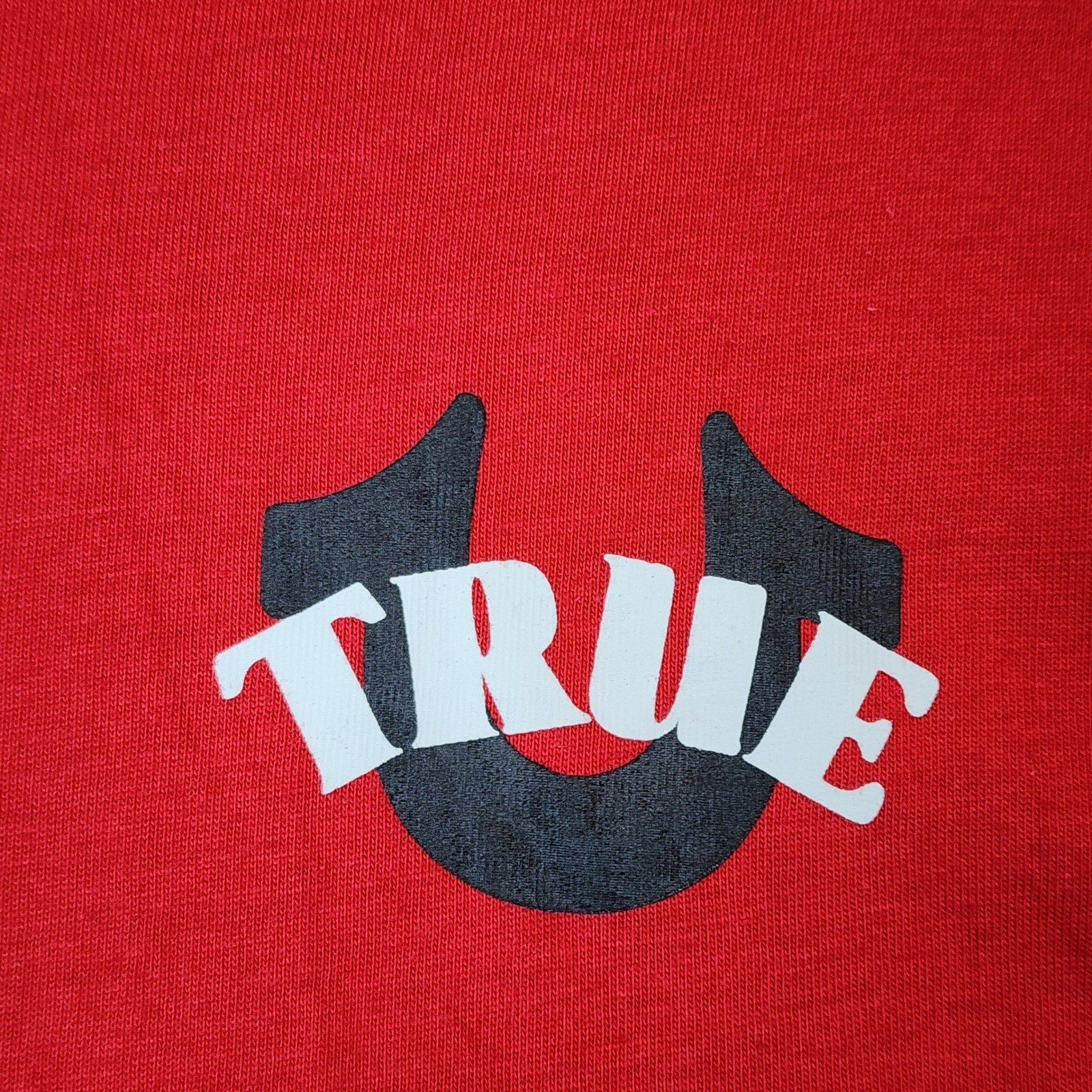NWT True Religion Circular Hooded Tee Men's Streetwear Y2K Logo Graphic Size S gallery