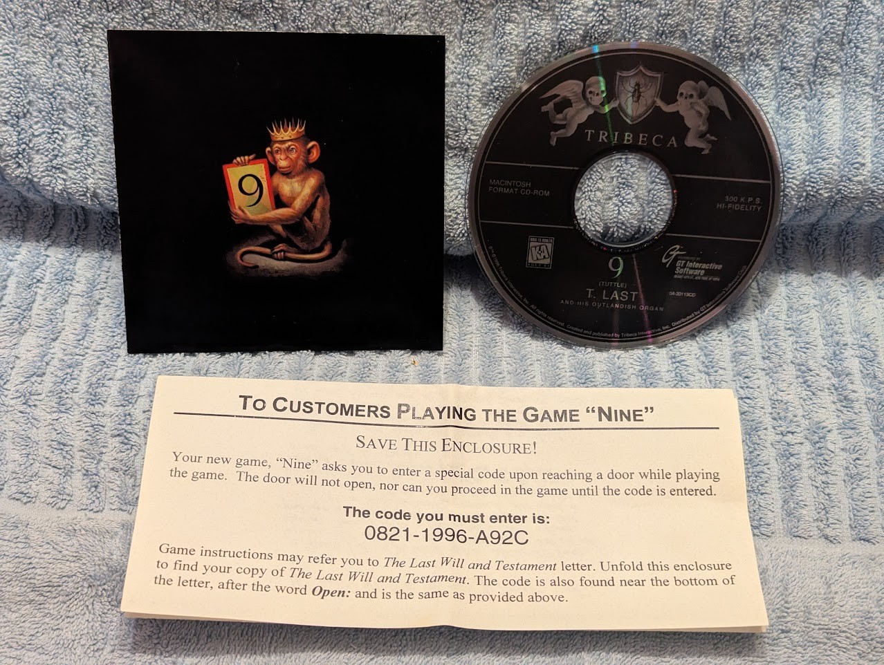 9 Nine The Last Resort GT Interactive 1996 Big Box PC Game CD-ROM Windows