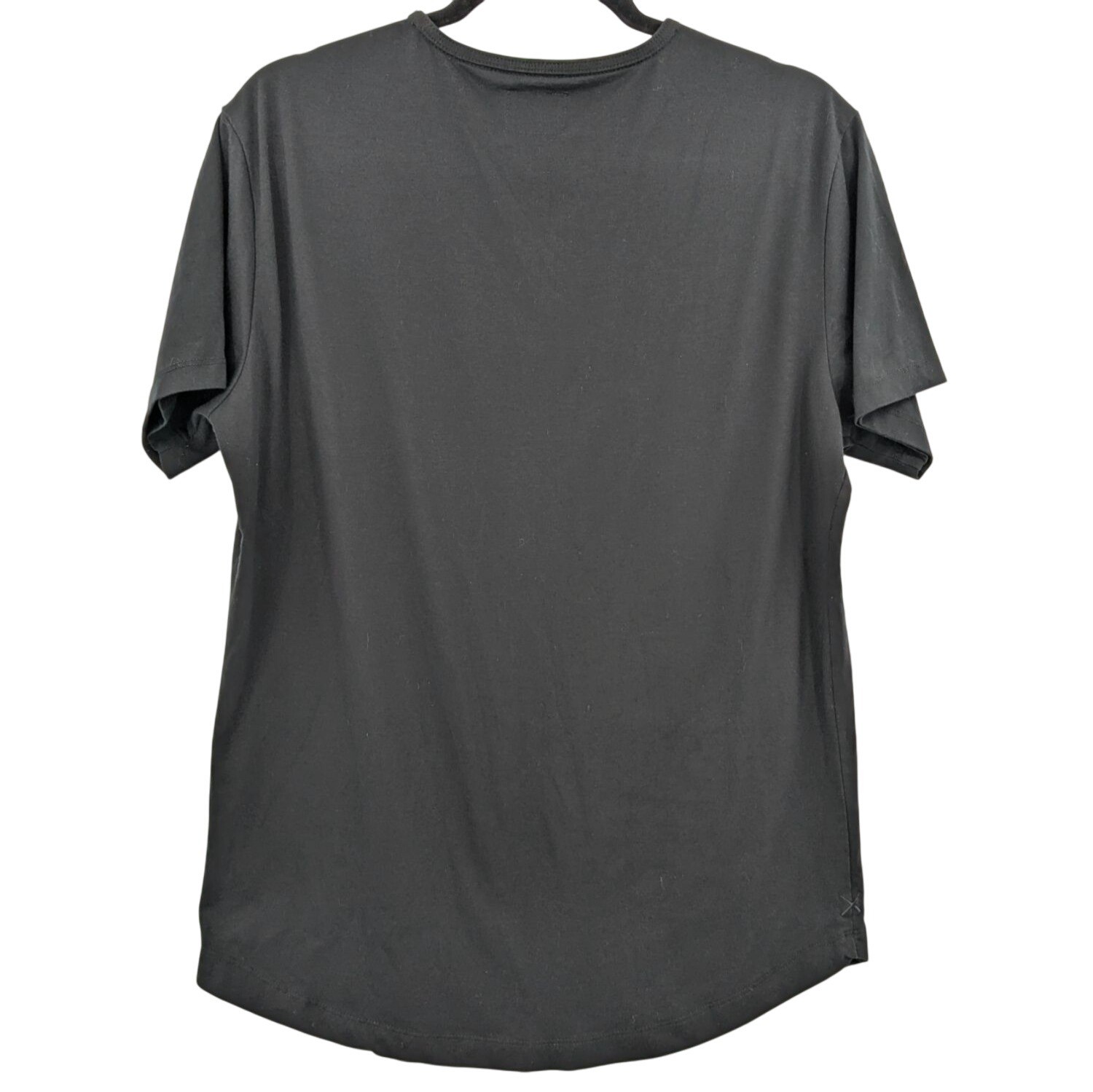 Cuts Black Hem T Shirt Minimalist Streetwear Athleisure Basic Essential Large gallery