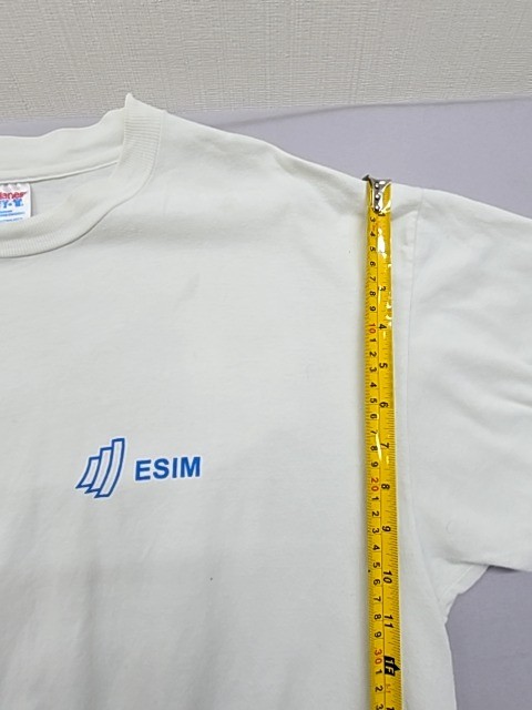 Hanes Beefy-T Men's XL White Cotton Crewneck T-Shirt Pre-Shrunk gallery