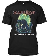 NEW! Popular Zero Boys Vicious Circle American Hard Music Art T-Shirt Size S-4XL